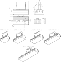 LED светильник SVT-STR-VAR-102W-20-GL'