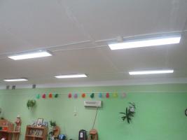 Поставка светодиодных светильников для детского сада МБДОУ ДСОВ 