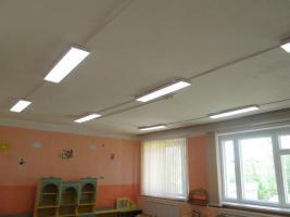 Поставка светодиодных светильников для детского сада МБДОУ ДСОВ 